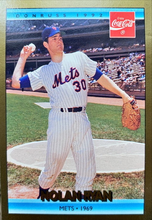 MLBカード 92DONRUSS Nolan Ryan CAREER SERIES #3 of 26