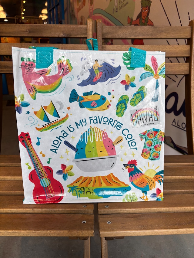 ハワイの人気商品を安心の国内配送で!【フードランド/Foodland】エコバッグ 防水 ジムバッグ トートバッグ トロピカル HAWAII