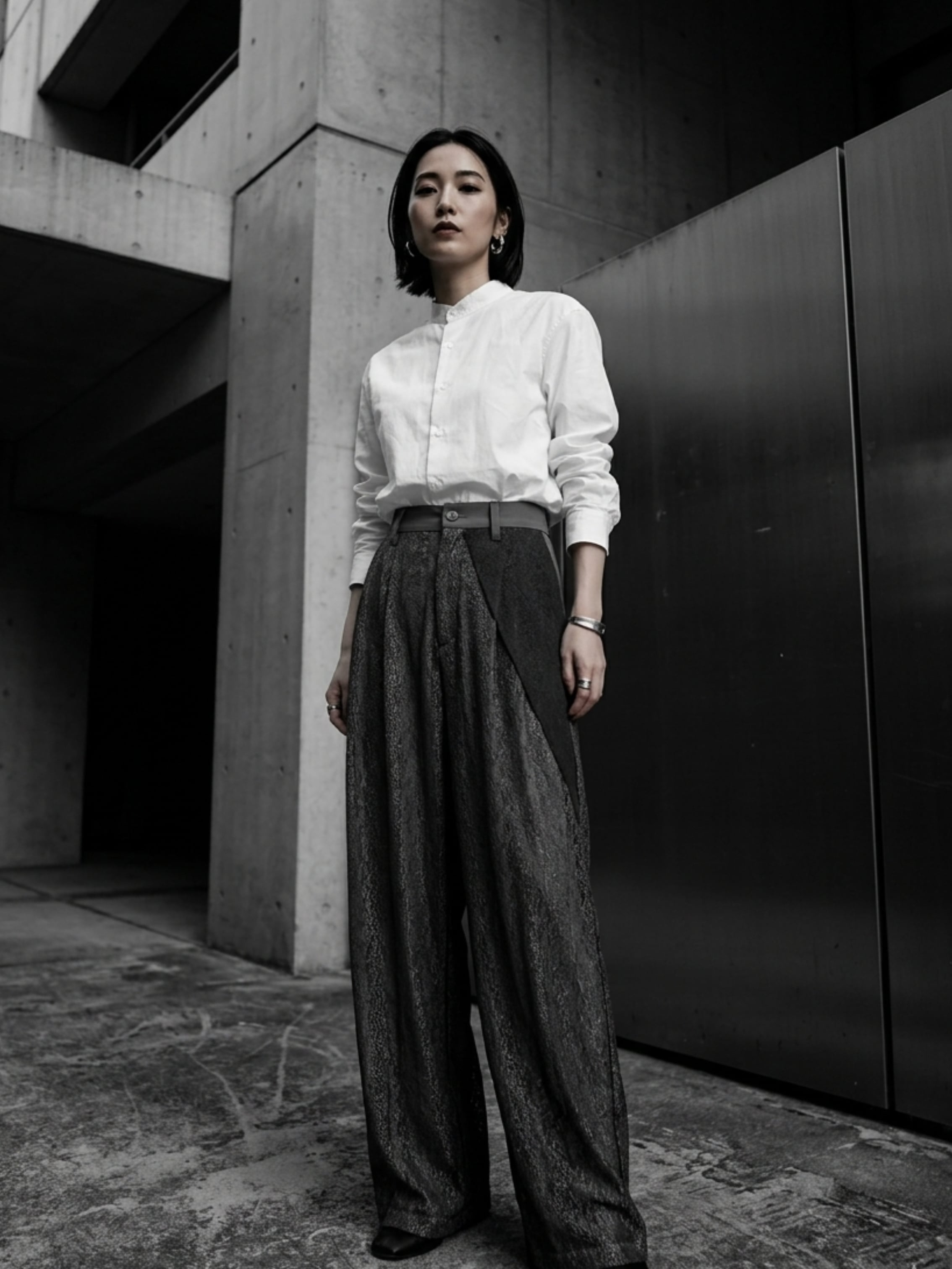 アーカイブ Kasane pants gray