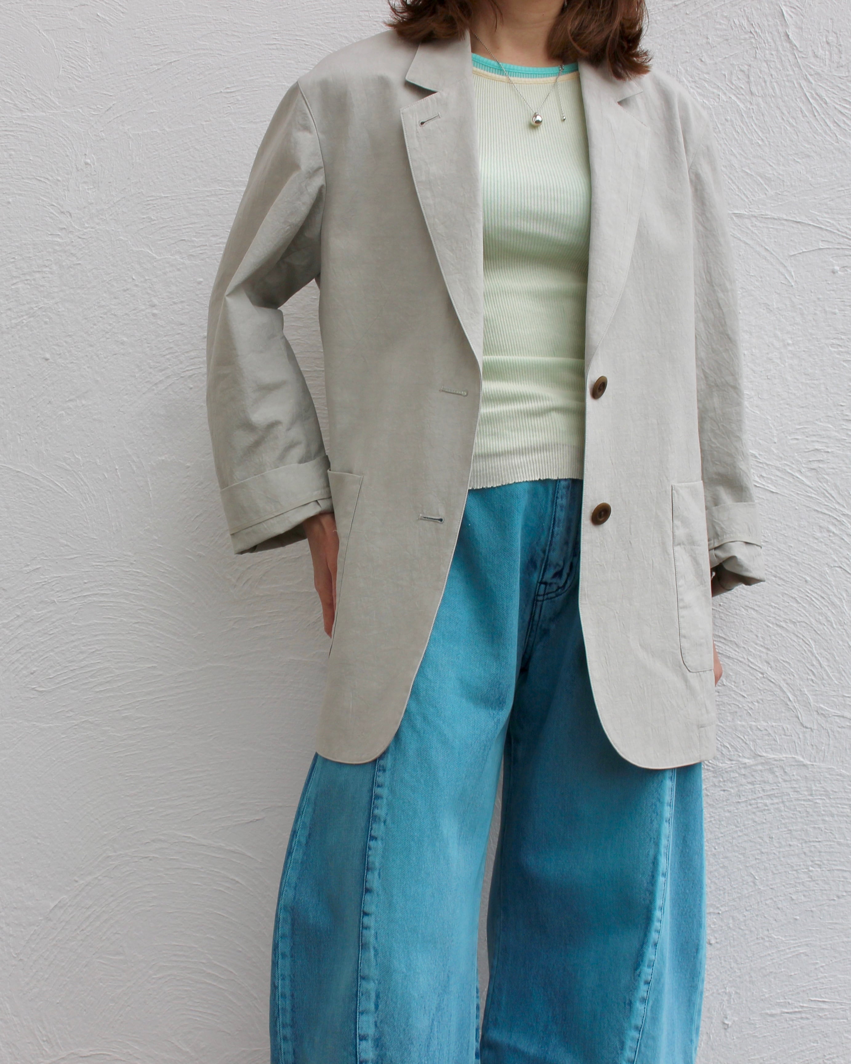 SAYAKA DAVIS/hemp cotton blazer