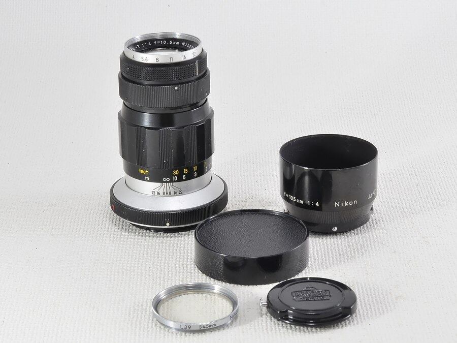 Nikon NIKKOR-T 10.5cm 105mm F4 C/Yマウント改造 ニコン ...