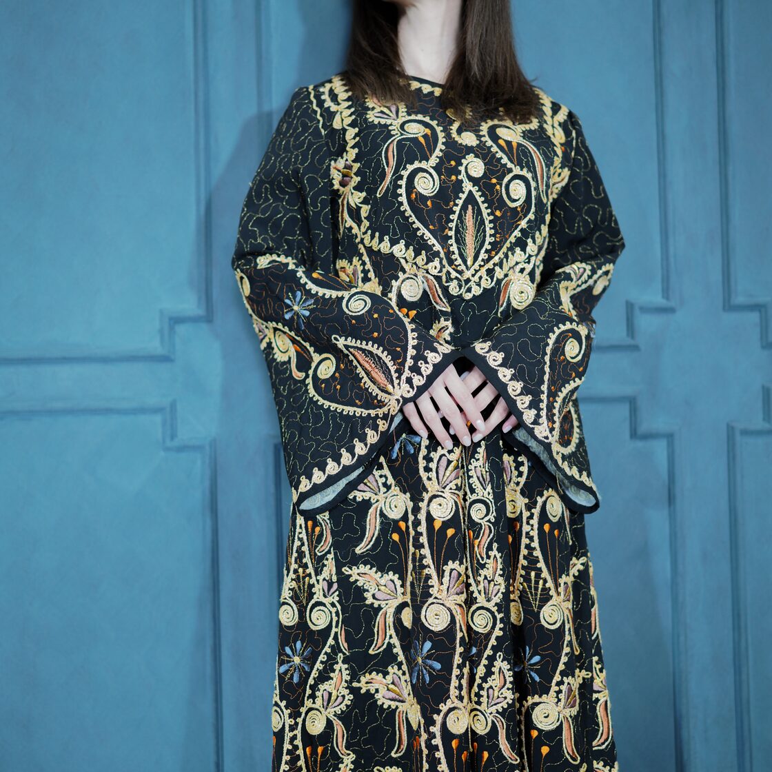 SPECIAL ITEM* USA VINTAGE ALL EMBROIDERY DESIGN HAND MADE ETHNIC  