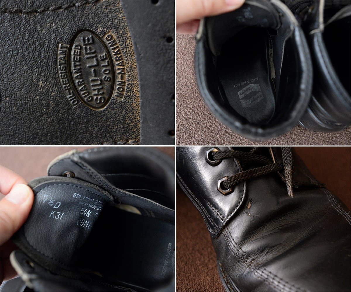 70s KNAPP WORK BOOTS 7.5D | SECOND TIME GLORY | ヴィンテージレザー