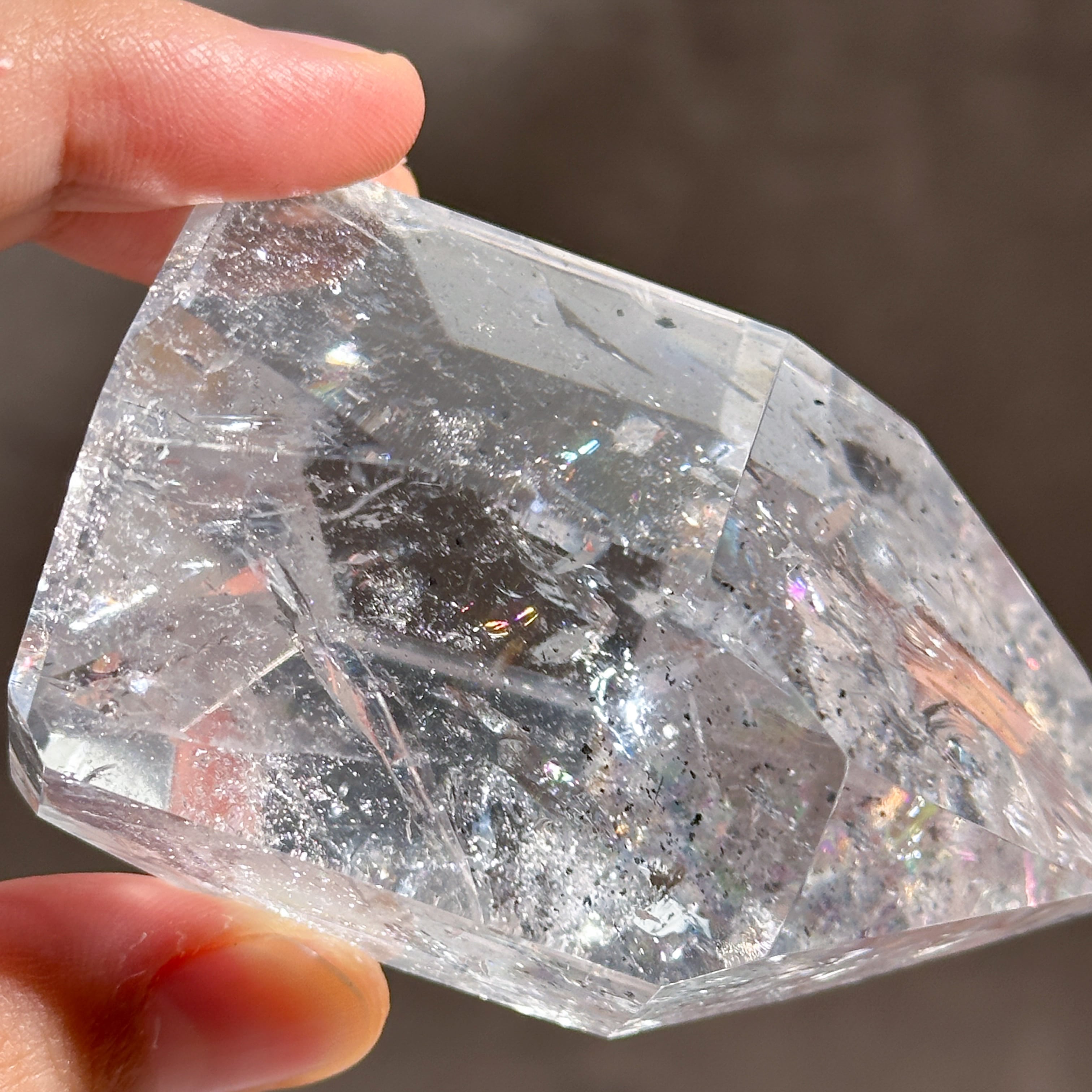 虹◎ミナスジェライス産レムリアンクォーツ タワー02◇ Lemurian