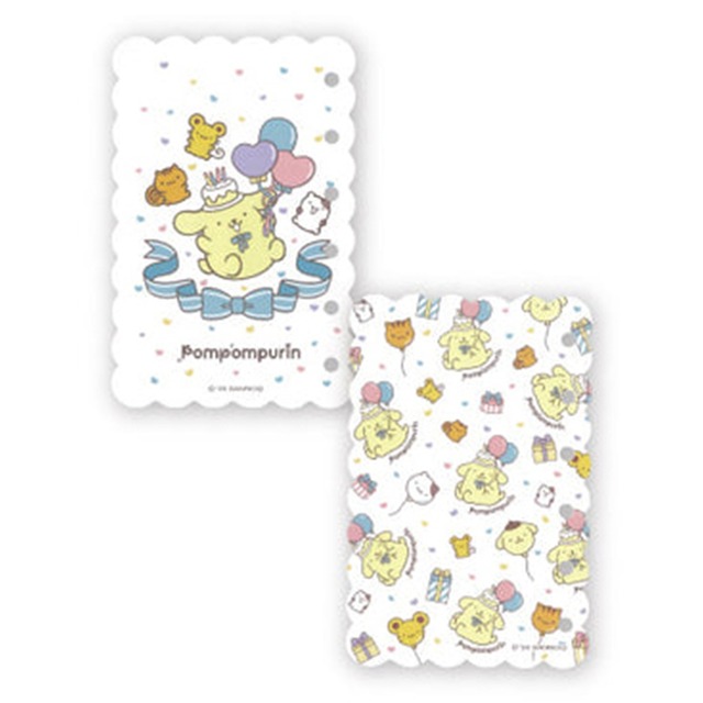 【ロット販売】【10入】ポムポムプリン シール台紙 リボン(8309881)