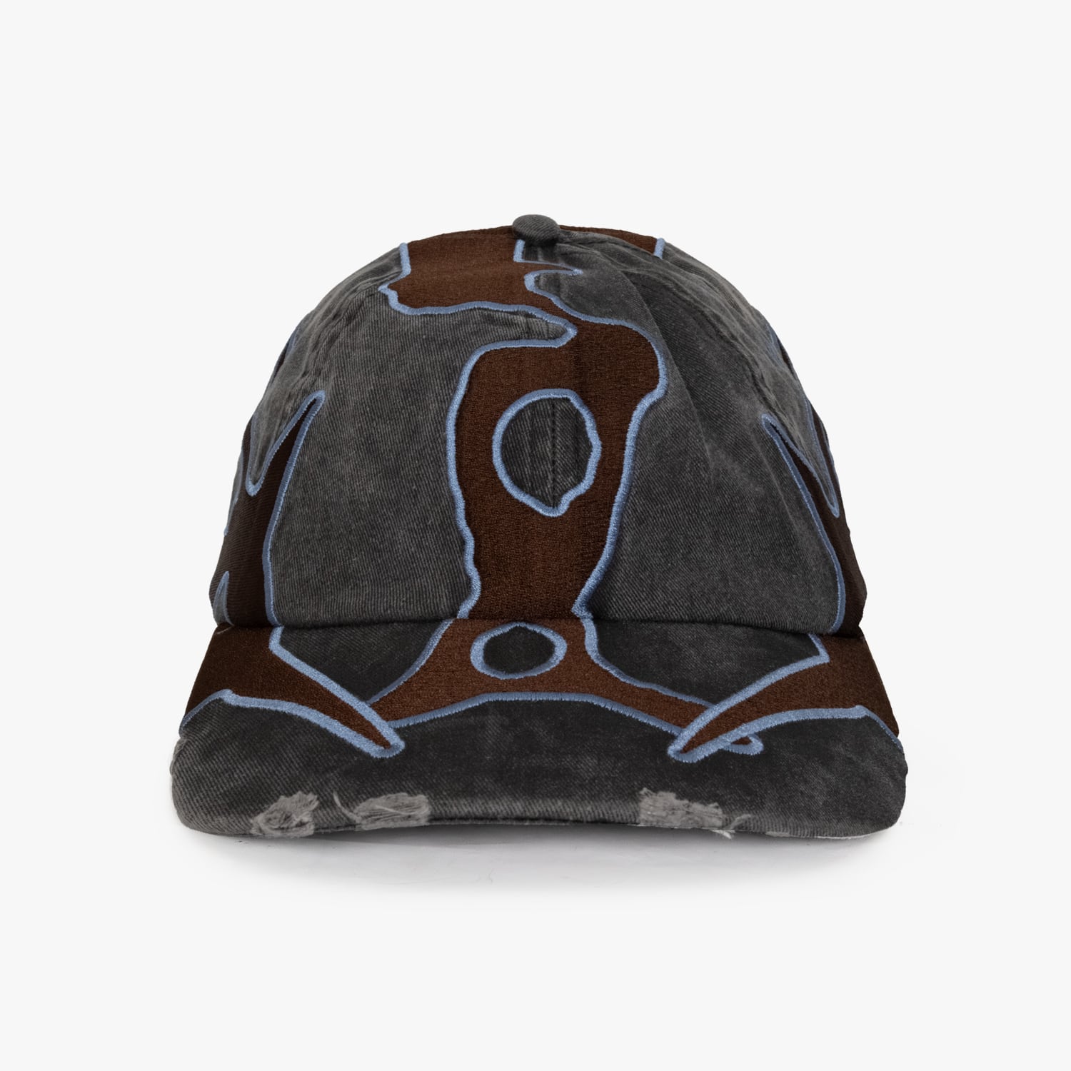 P.A.M. / PERKS AND MINI 26AW OUTLINE LOGO CAP (BLACK WASH)