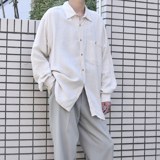 ecolution hemp shirt ivory