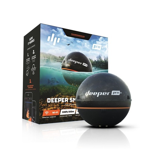 Deeper Pro+ ワイヤレススマートGPS魚群探知機(Wi-Fi + GPS) Wireless Fishfinder FRI-BT-000004