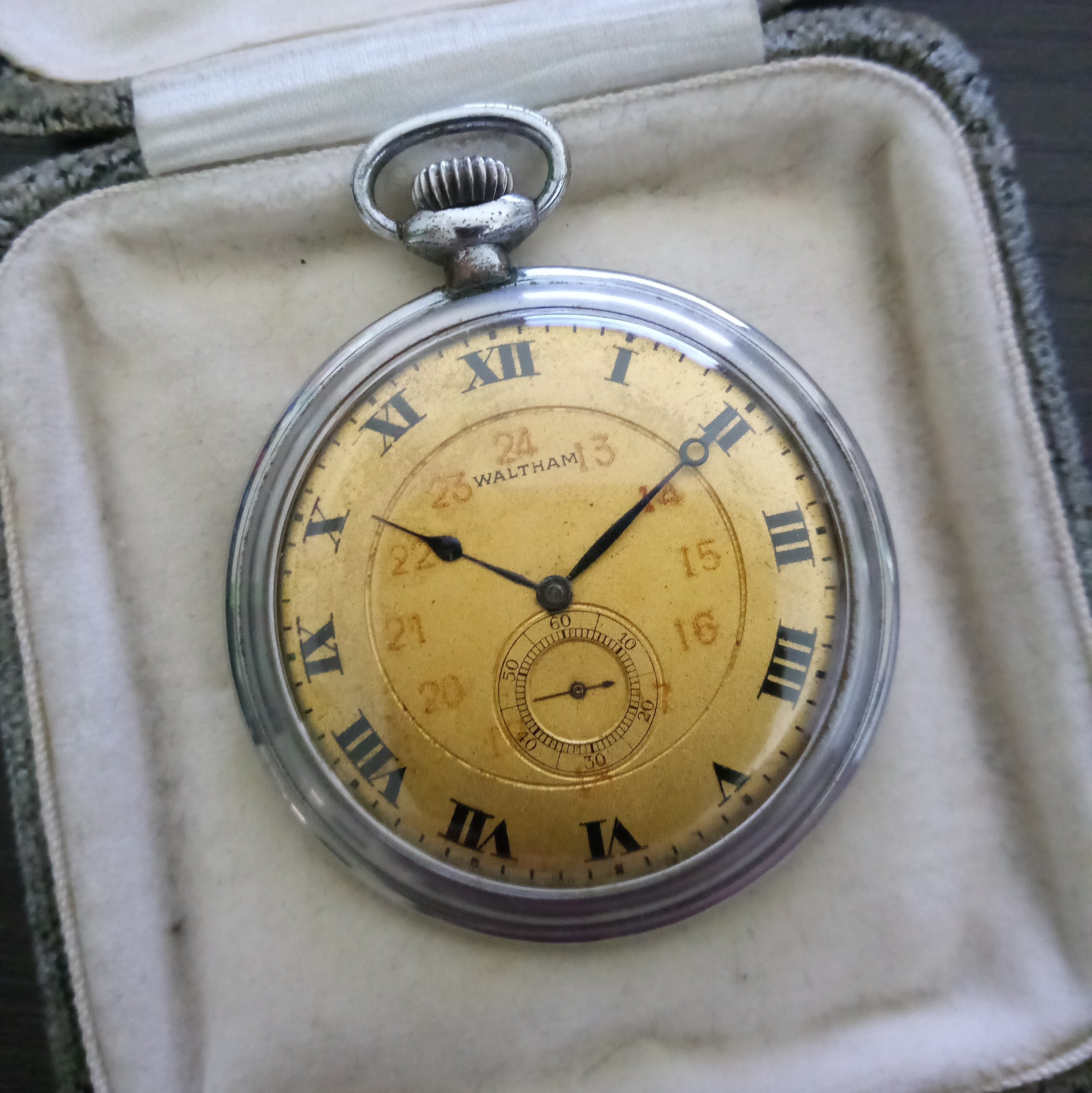 Waltham & Co. Pocket Watch 1918年 17jwl