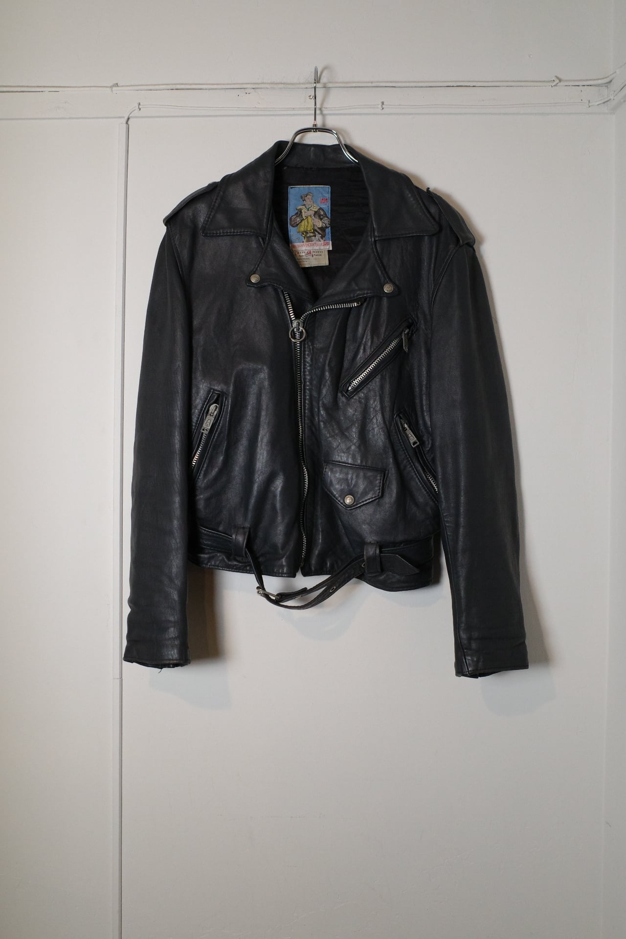 80〜90年代 FIRST アメリカン ダブルライダースジャケット レザー