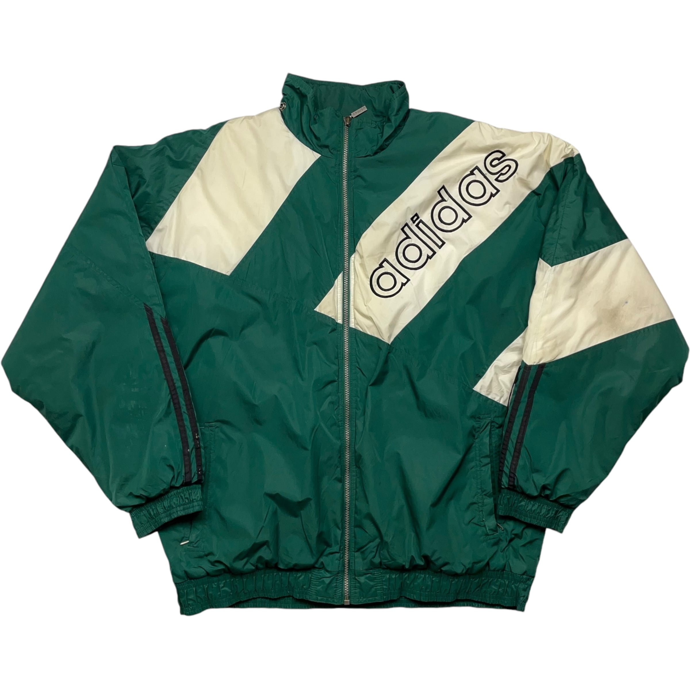 《L》 adidas アディダス バイカラー ナイロンジャケット 90年代 vintage no.4569