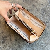 【限定商品】ウォレット ラウンドジップ インレイ クロコダイル(ブラック)