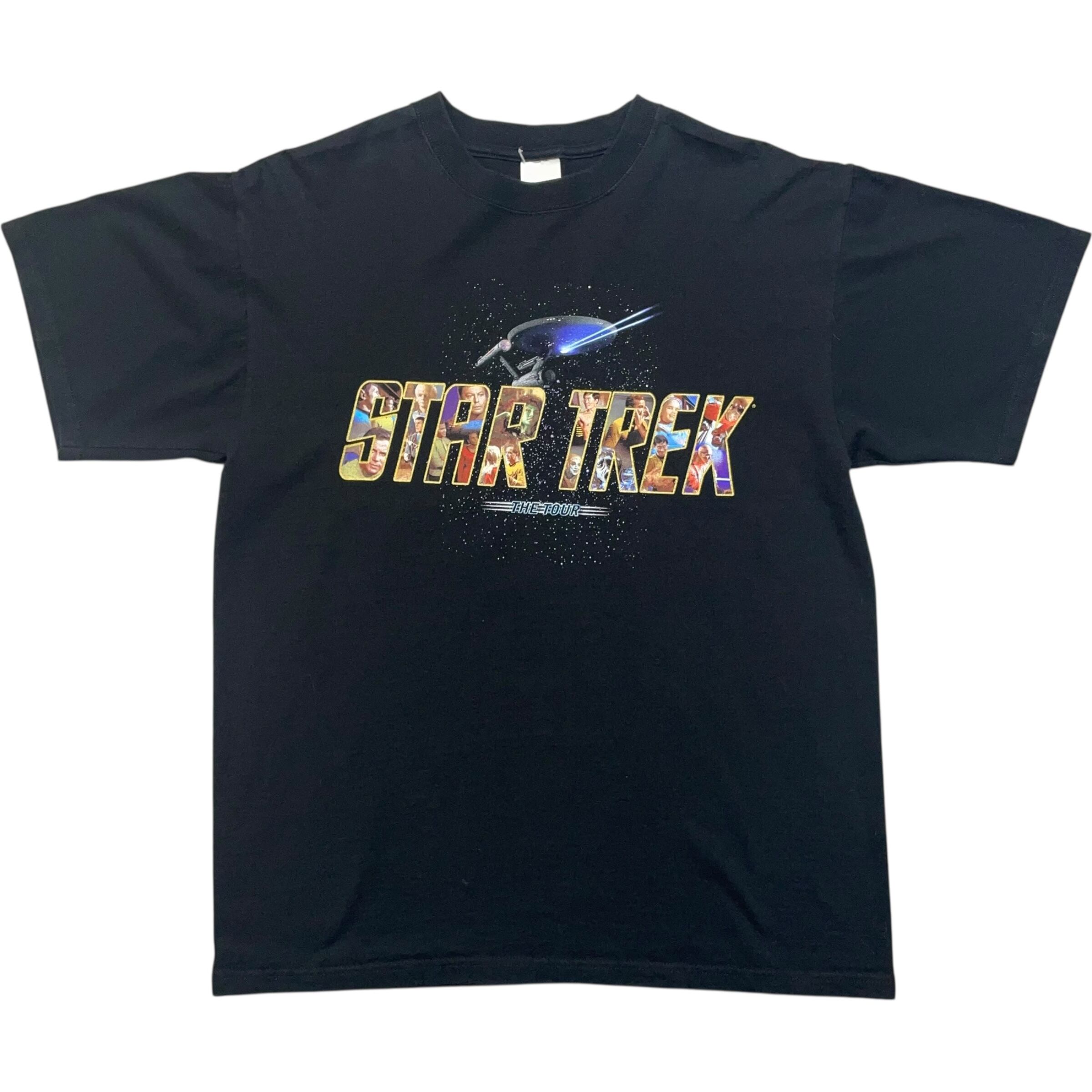《L》 STAR TREK スタートレック ムービーTシャツ プリント ブラック no.7427