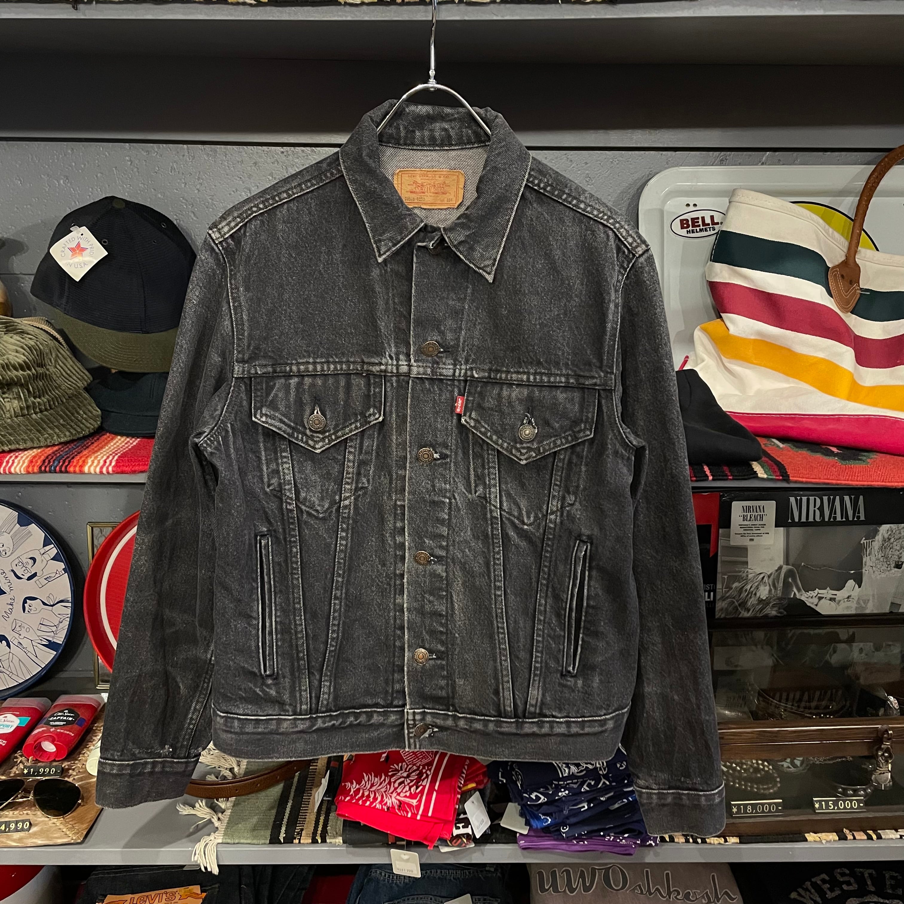 80s Levis 70506-0259 Black Denim Jacket | VOSTOK