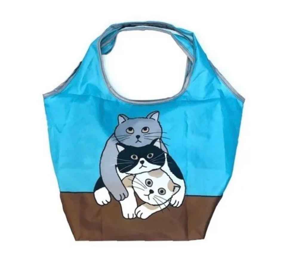 タルティーヌ エコバッグ 3匹ねこ | いつもそばに ふくねこ雑貨店