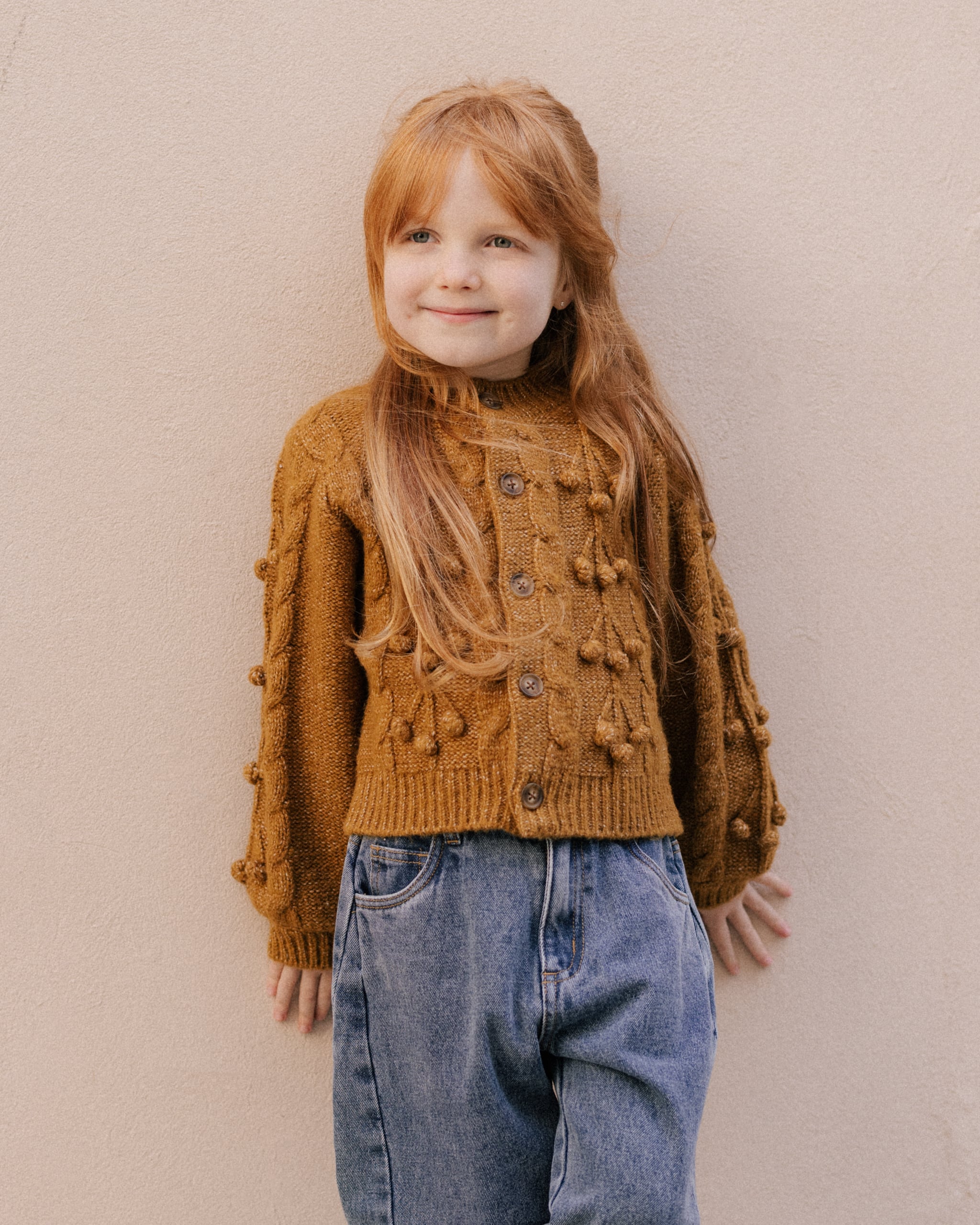 Rylee + Cru (ライリー アンド クルー) / BOBBLE CARDIGAN / GOLDEN Rylee + Cru (ライリー アンド クルー) / BOBBLE CARDIGAN / GOLDEN