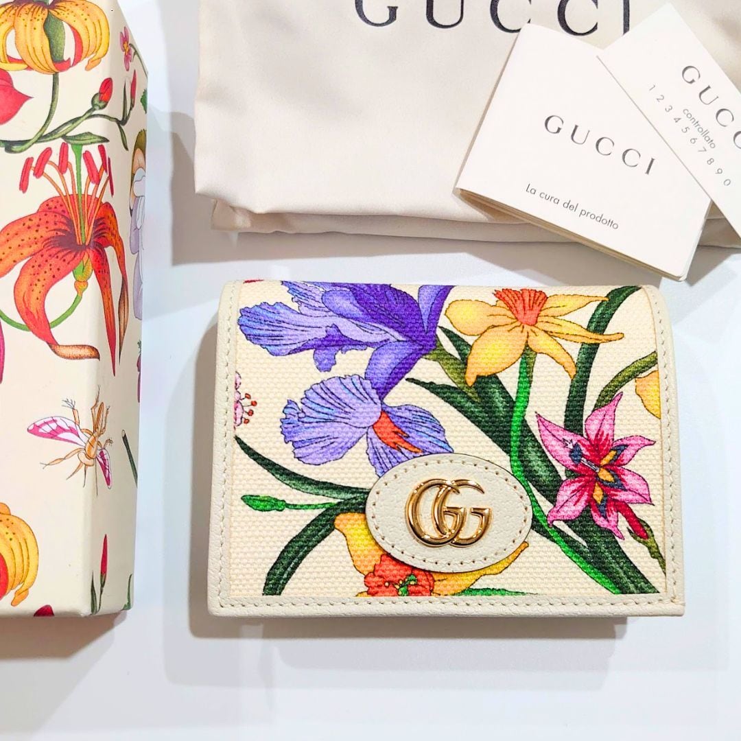 GUCCI グッチ【日本限定】ミニ財布 コンパクトウォレット 二つ折り財布  