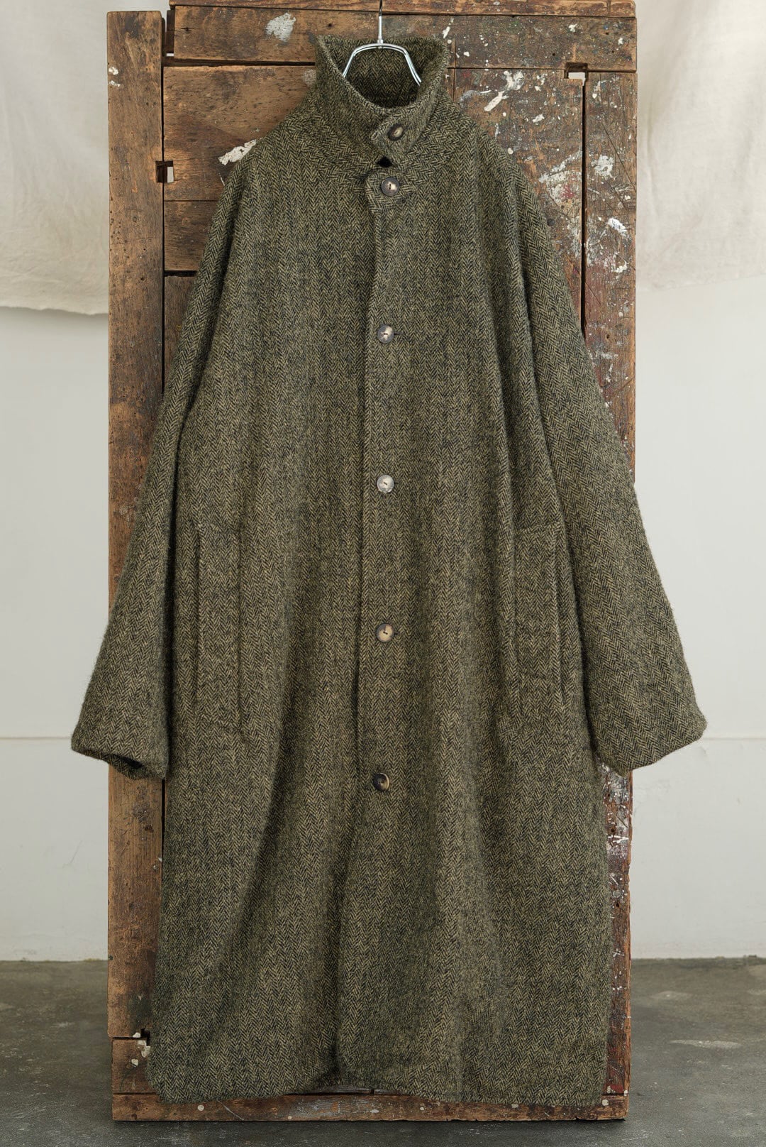 CHEZ VIDALENC - COAT BOBI / HARRIS TWEED (FRIDAY) | Brownie