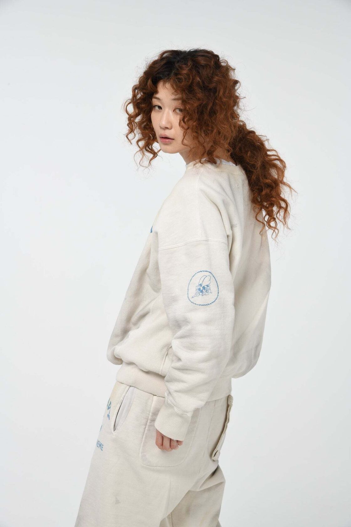 BOWWOW USN SEEBEES SWEATSHIRTS AGING WHITE AGING | Pay ID 