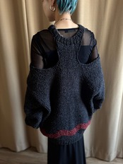 cut work design volume remake knit-4479-1