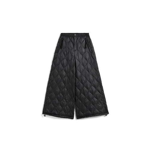 TAION タイオン ミリタリー スプリット ダウンスカート - ソフトシェル レディース スカート 防寒 秋 冬 秋冬 ダウン フェザー 軽量 TAION-W159LSSKML-1