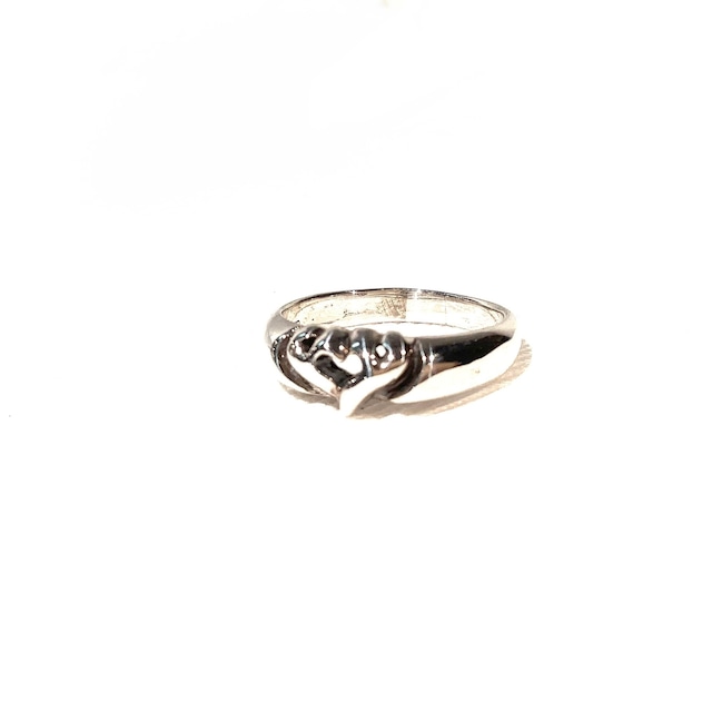 THIRTEEN DESIGNS サーティーンデザインズ LR-3 SCROLL TWIST HEART RING