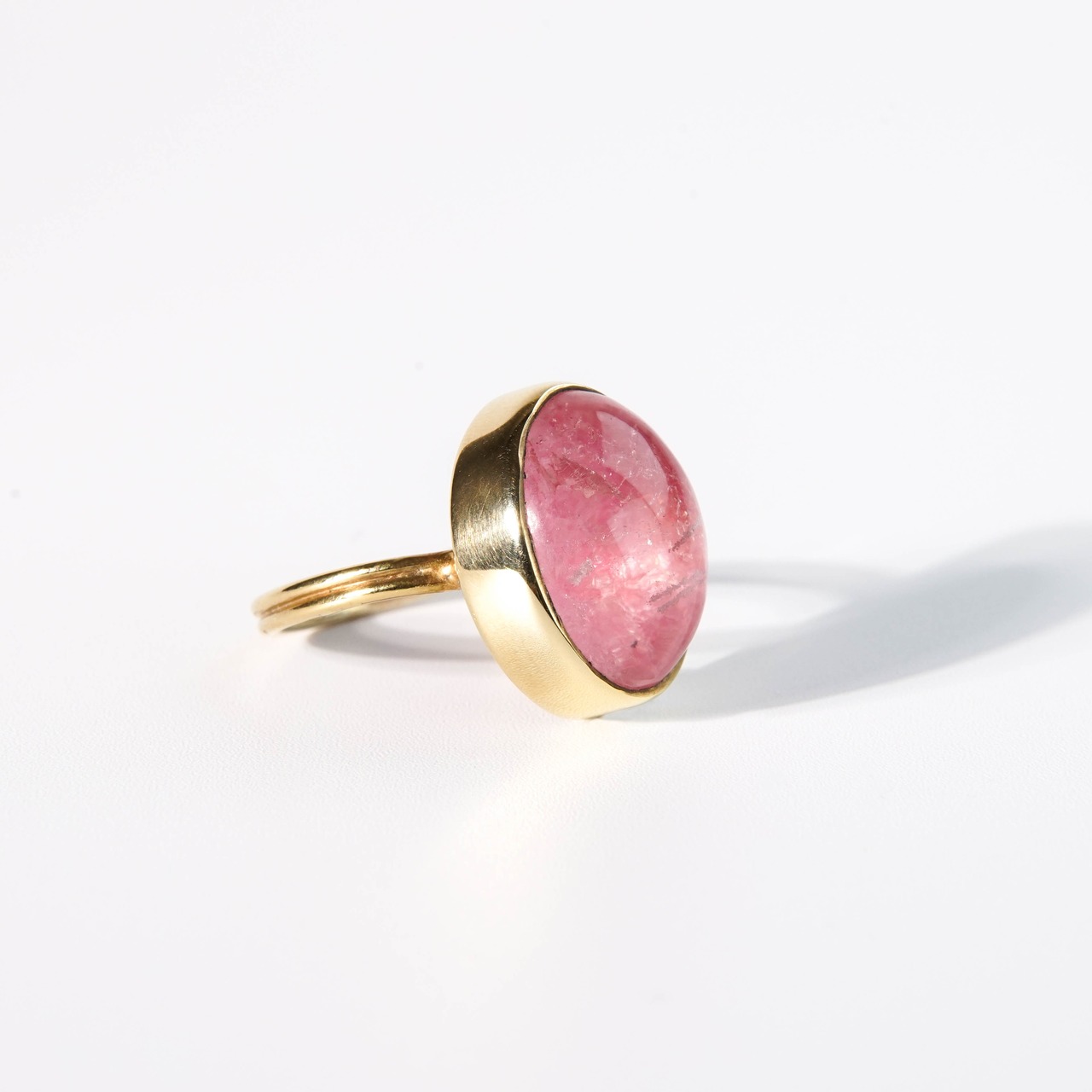 【free size】ロードナイト x ルチルクォーツ リング