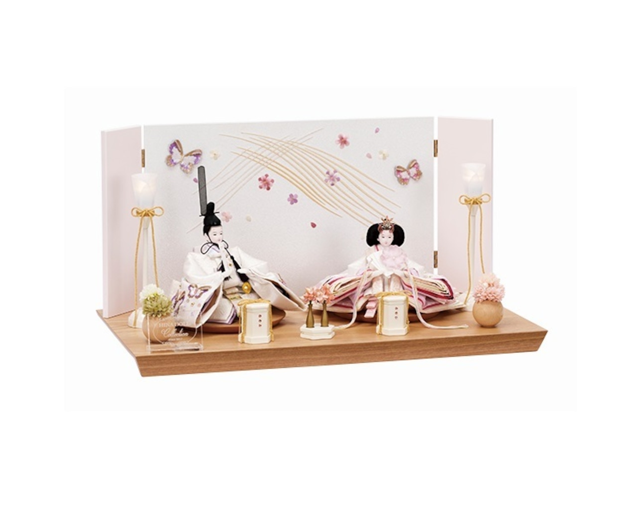 Farfalla(ファルファーラ) |雛人形|ひな人形|親王平飾り|HINA DOLL Collection|人形工房道翠|平安道翠