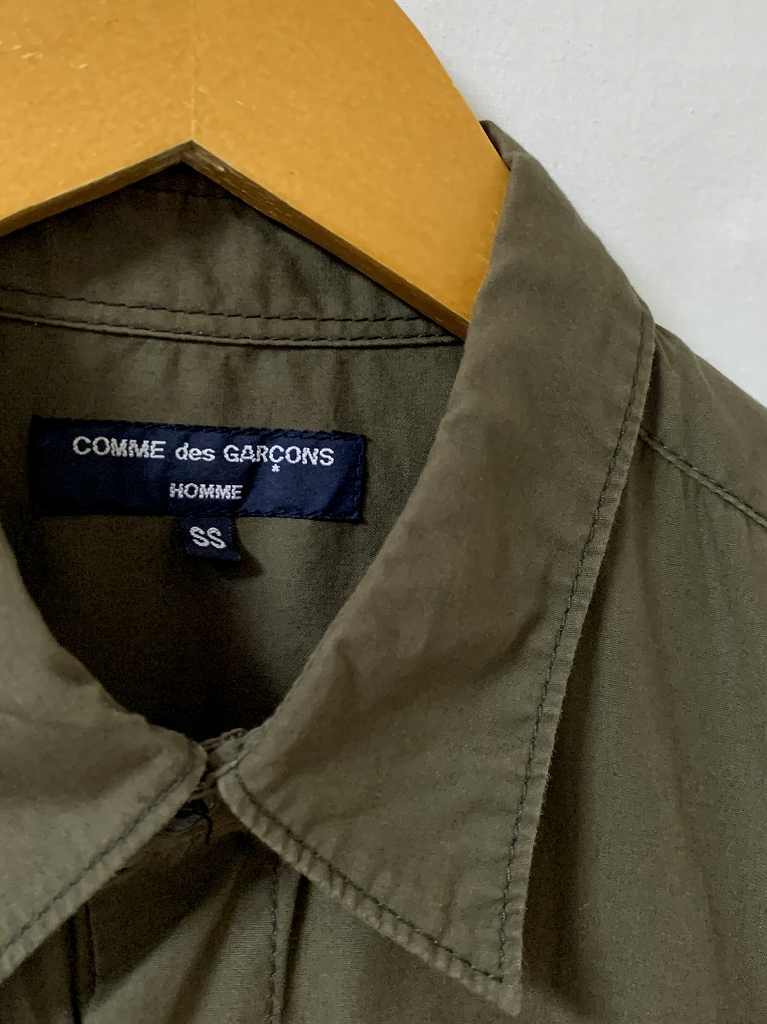 Solid Color Pocket Design Shirt Jacket "COMME des GARÇONS HOMME"
