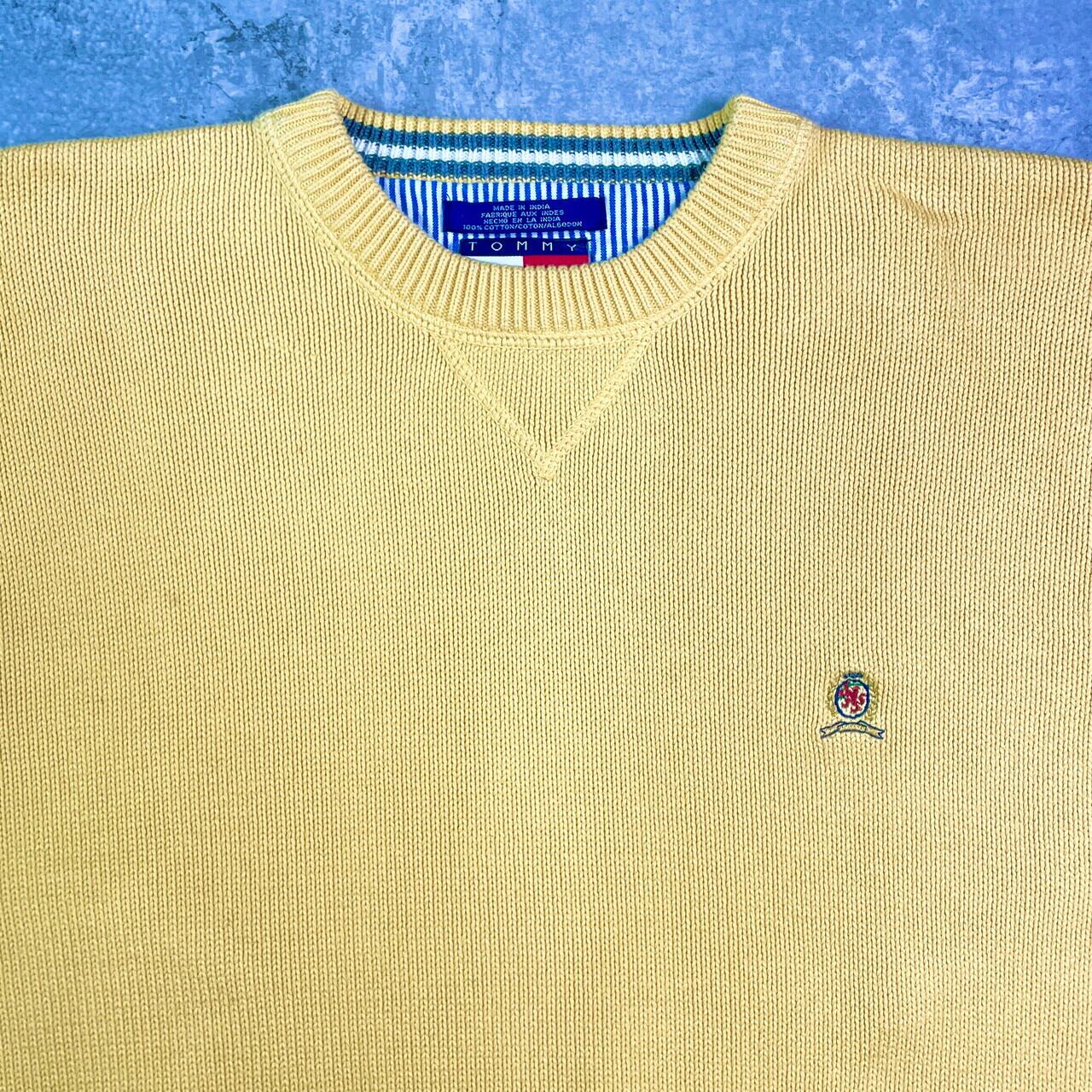 90年代 TOMMY HILFIGER トミーヒルフィガー ワンポイントロゴ刺繍