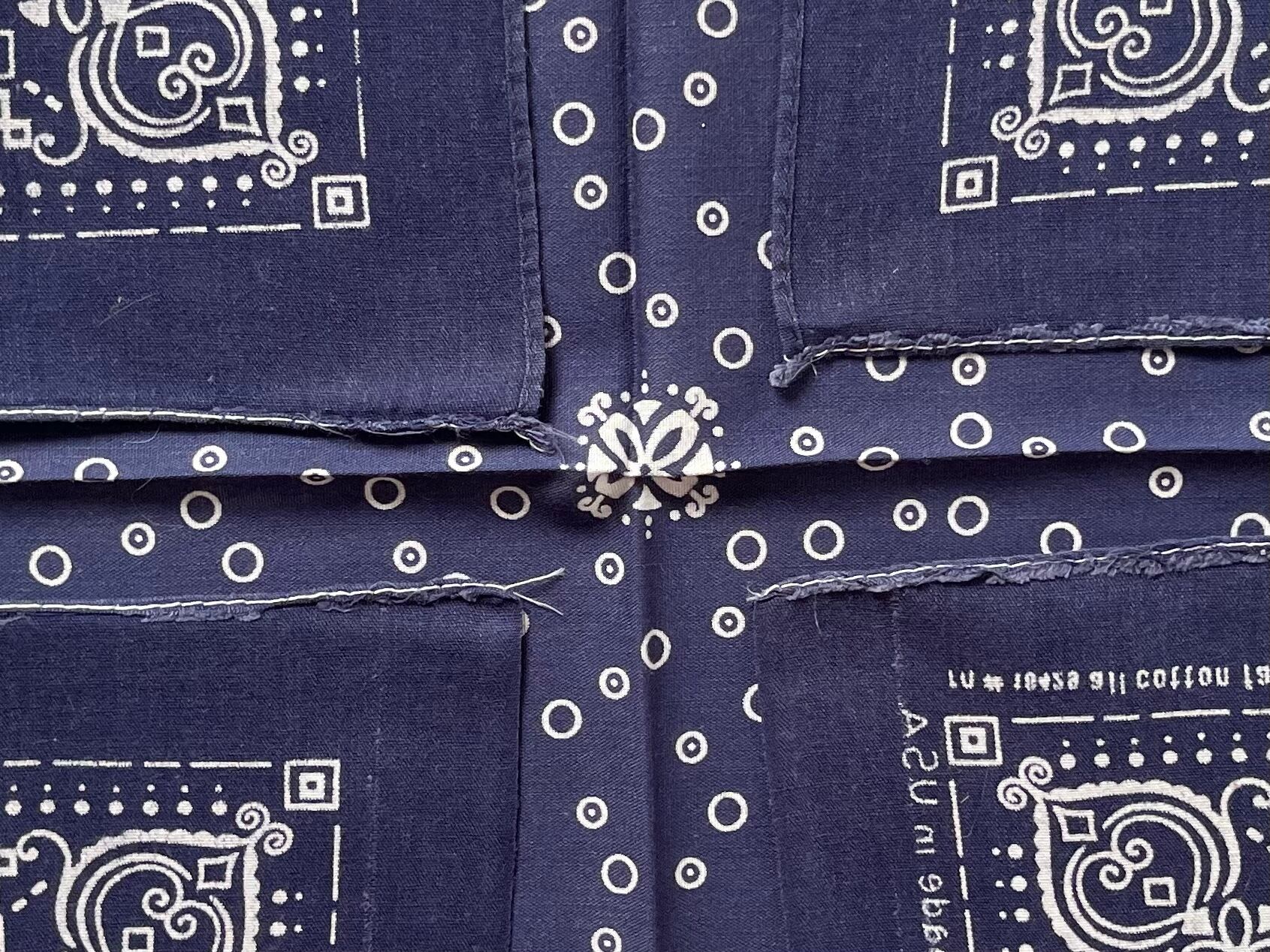 Good】70s RN16429 ヴィンテージバンダナ USA | swallows