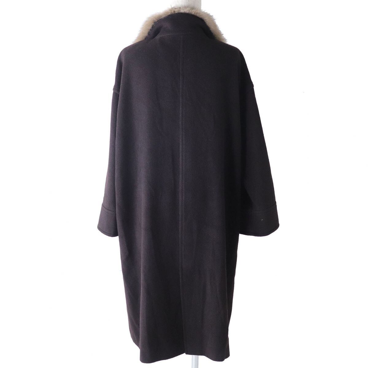 T*O様 美品✨レオナール　コート　中綿ライナー　スタンドカラー　トリム　13号 美品✨レオナール コート 中綿ライナー スタンドカラー トリム 13号 XL