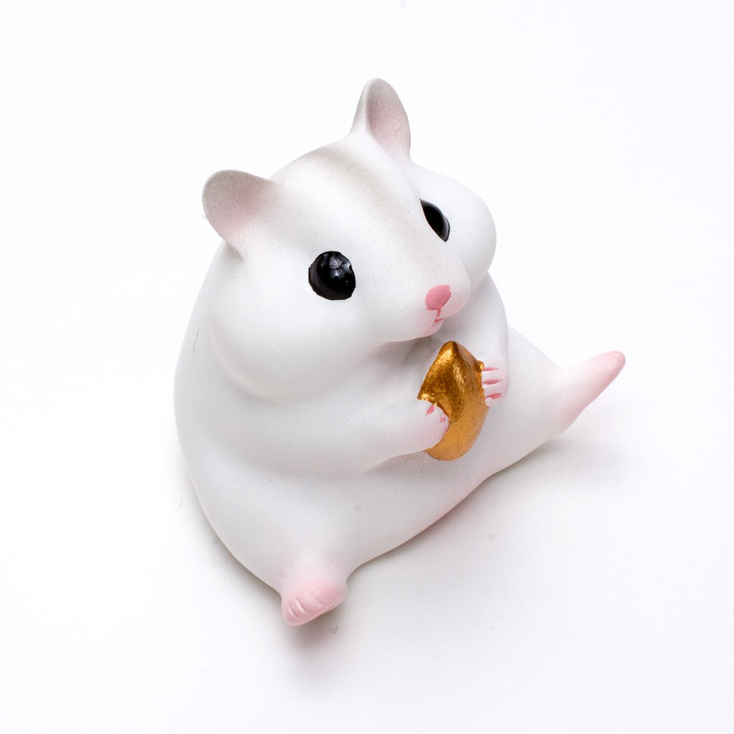 もぐもぐハムスター フィギュア ジャンガリアン パールホワイト HS