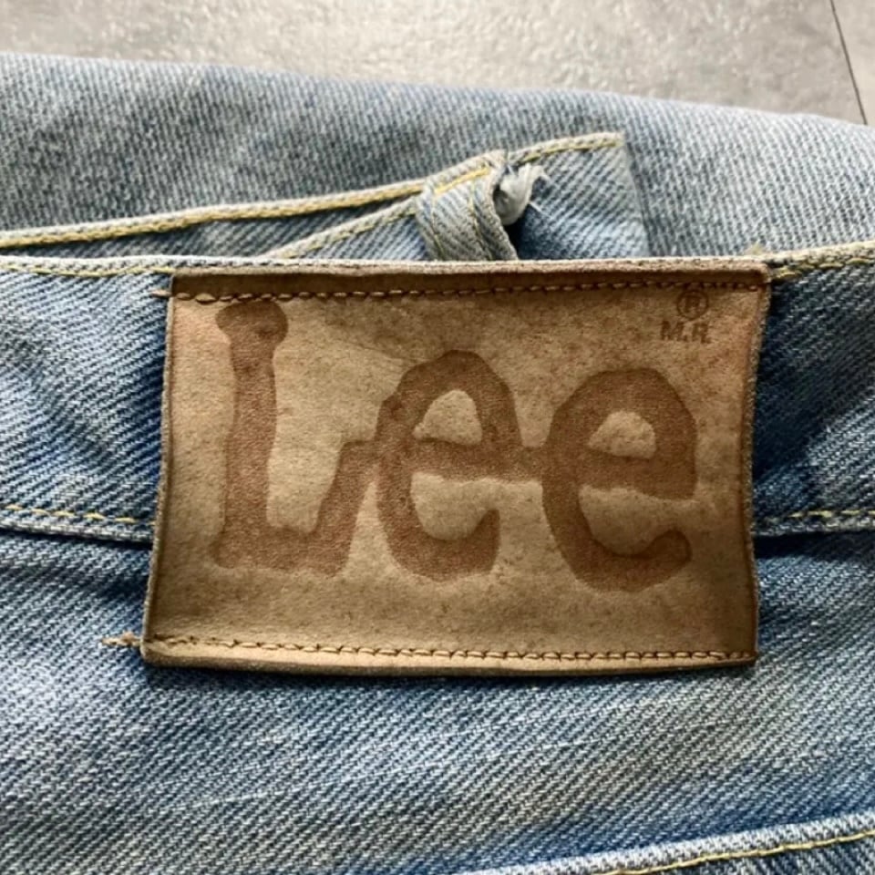 70s】Lee RIDERS リー 42TALONジップ 42タロンジッパー レザーパッチ