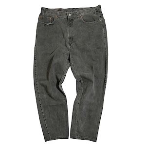 Levi's550 / Black Denim Loose Pants W37