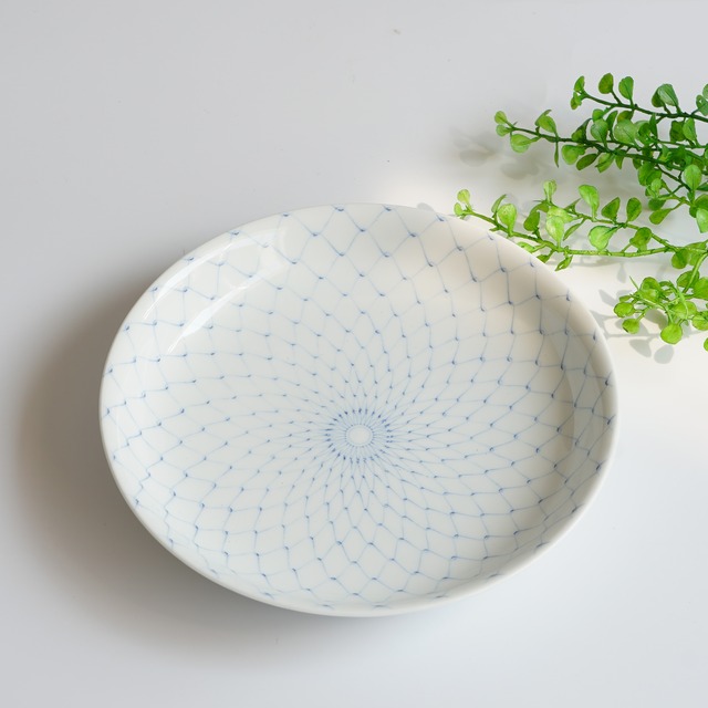 網絵5.5寸皿 高山陶器