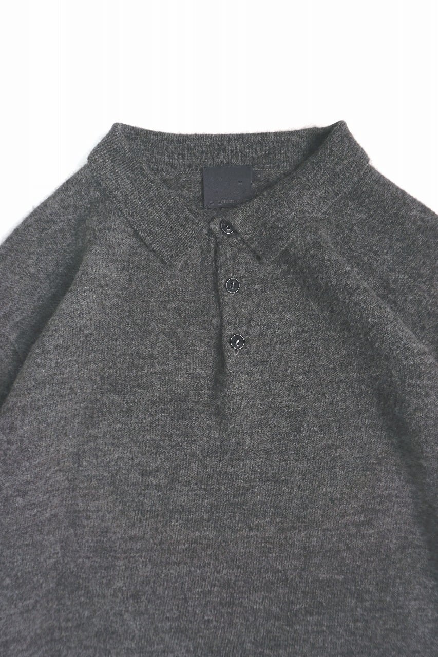 Alpaca Wool Smooth Knitted Polo