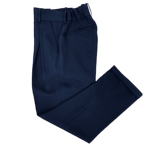 Formal Cross Tuck Pants／NAVY