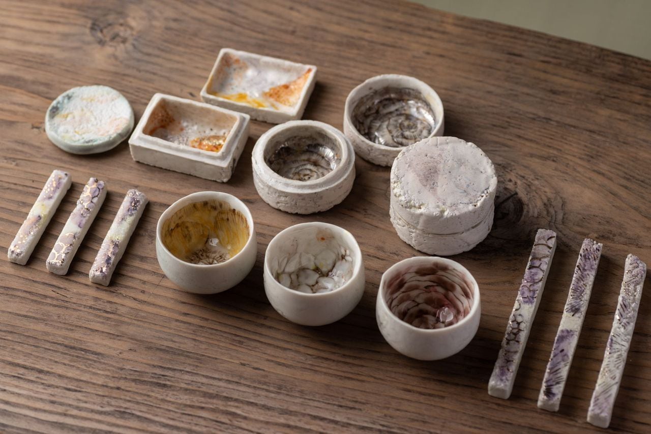 カトラリーレスト｜ 神谷麻穂 (陶芸家) | 水と匠 公式通販サイト