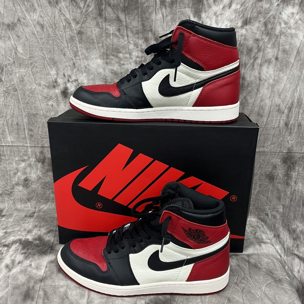 NIKE/ナイキ AIR JORDAN 1 RETRO HI OG BRED TOE/エアジョーダン1