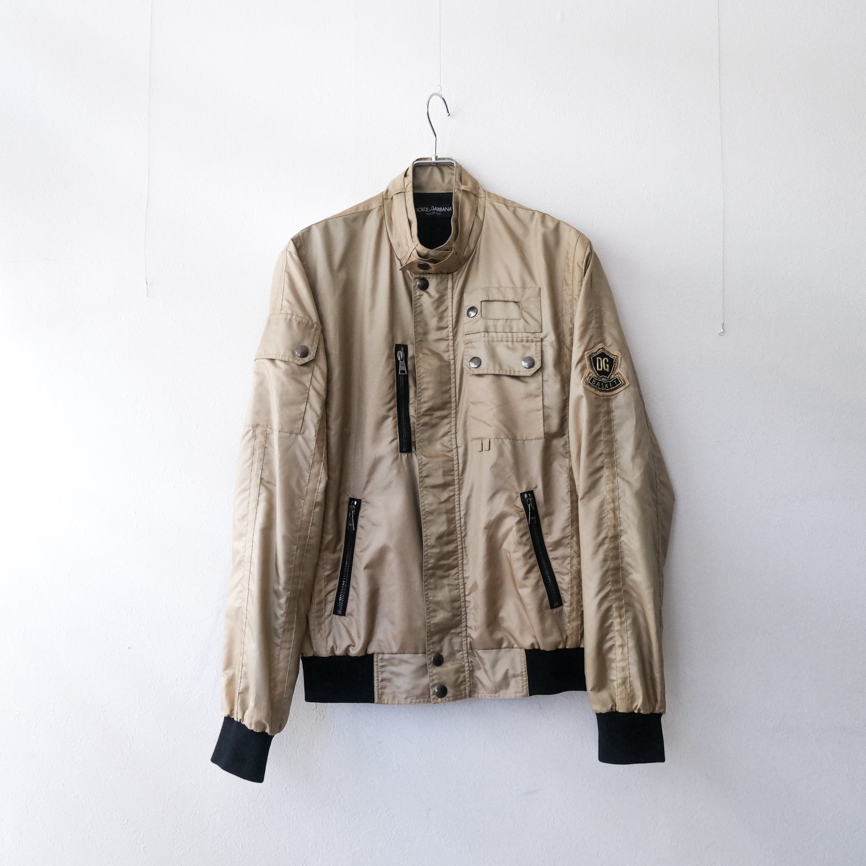 90s “polo by ralph lauren” bonnard light yellow open collared