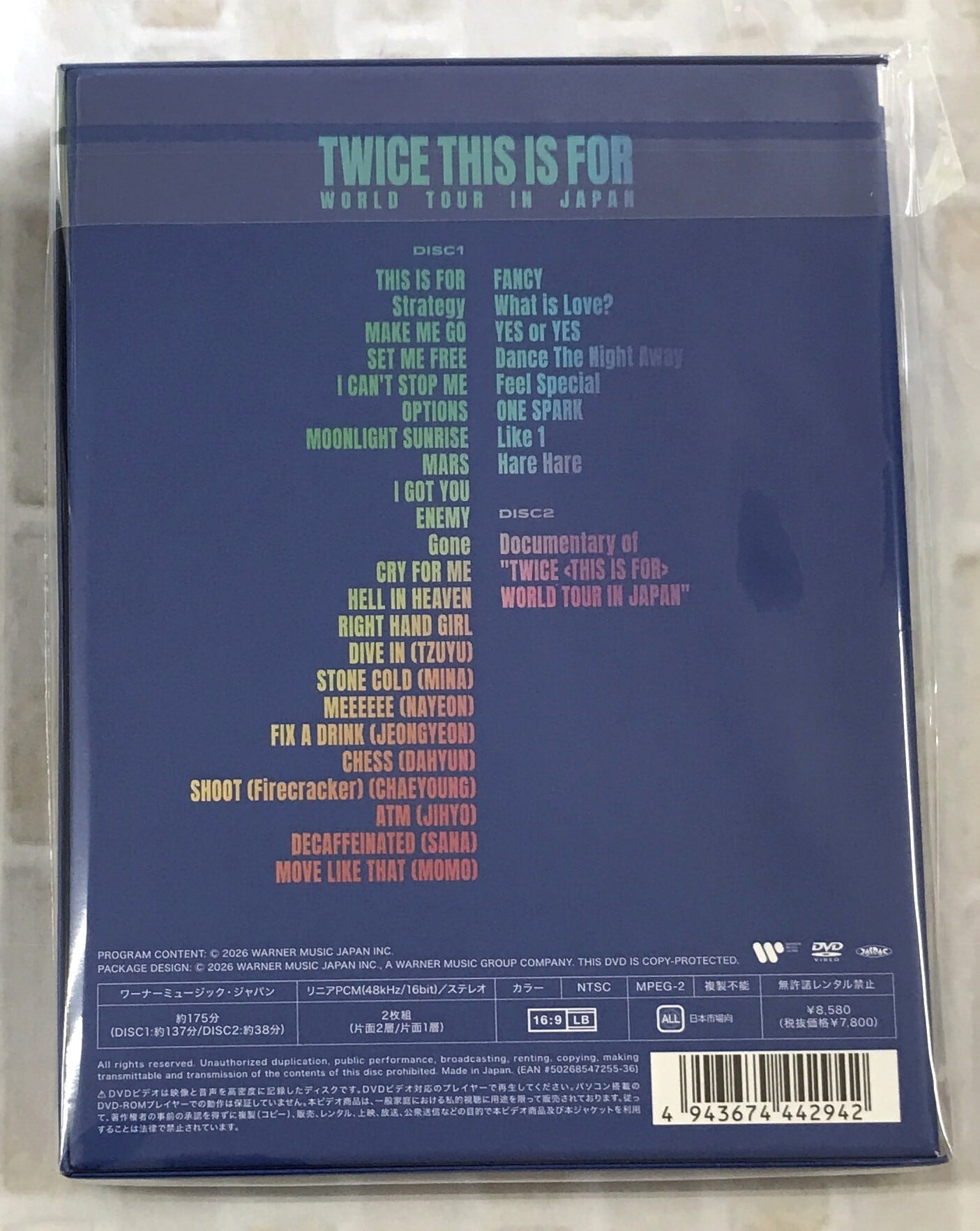 TWICE / TWICE ＜THIS IS FOR＞ WORLD TOUR IN JAPAN / 初回限定盤
