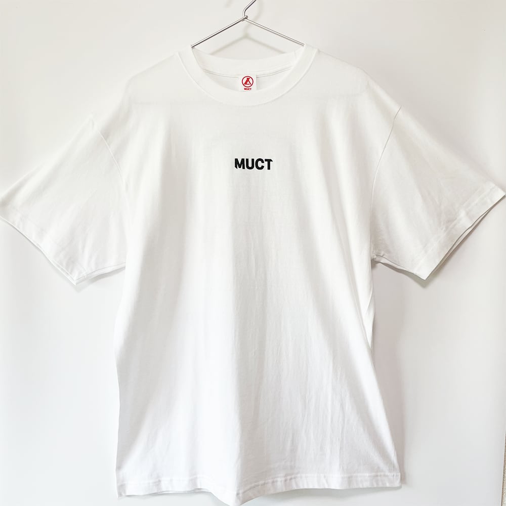 THE MUCT  Tshirt 【White/Black】（完全受注生産）