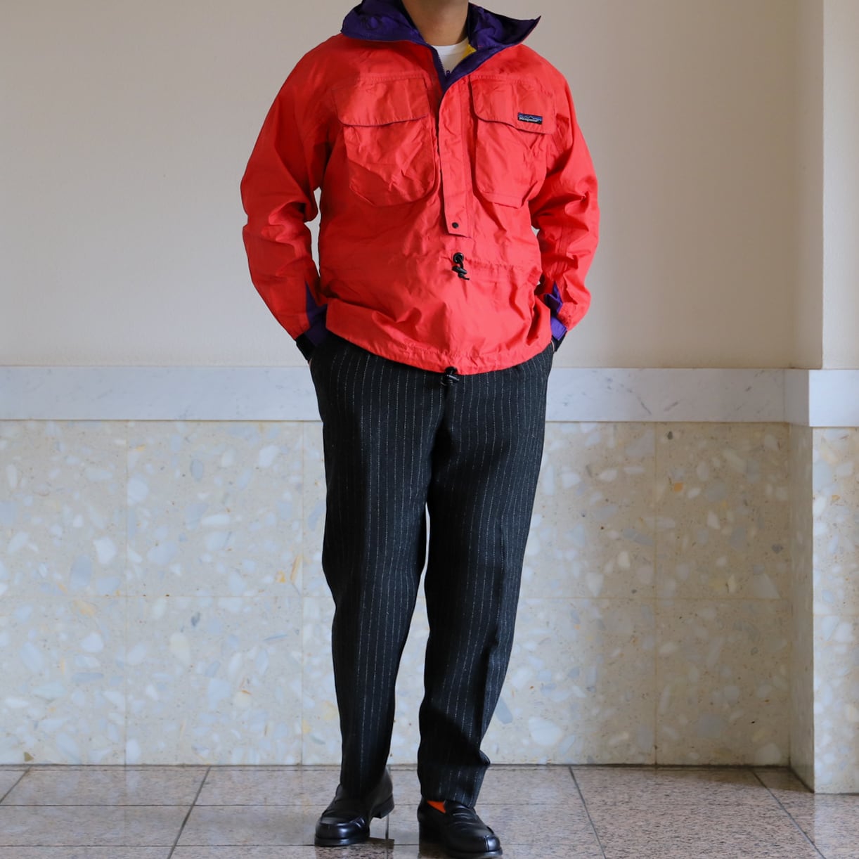 極美品】90s Patagonia special vintage SKANORAK SST jacket red made