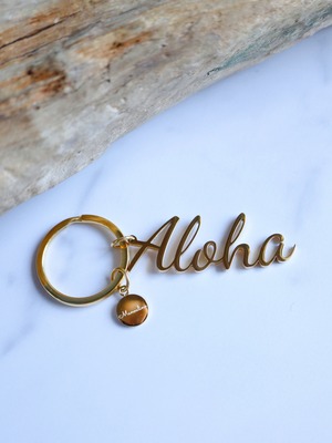 Hawaiian ALOHA keyring(ハワイアンALOHAキーリング)