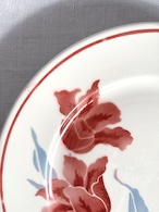 プレート　バドンヴィレ―　デザート　ケーキ　パン チューリップ　ステンシル模様　Badonviller　19twe19-2