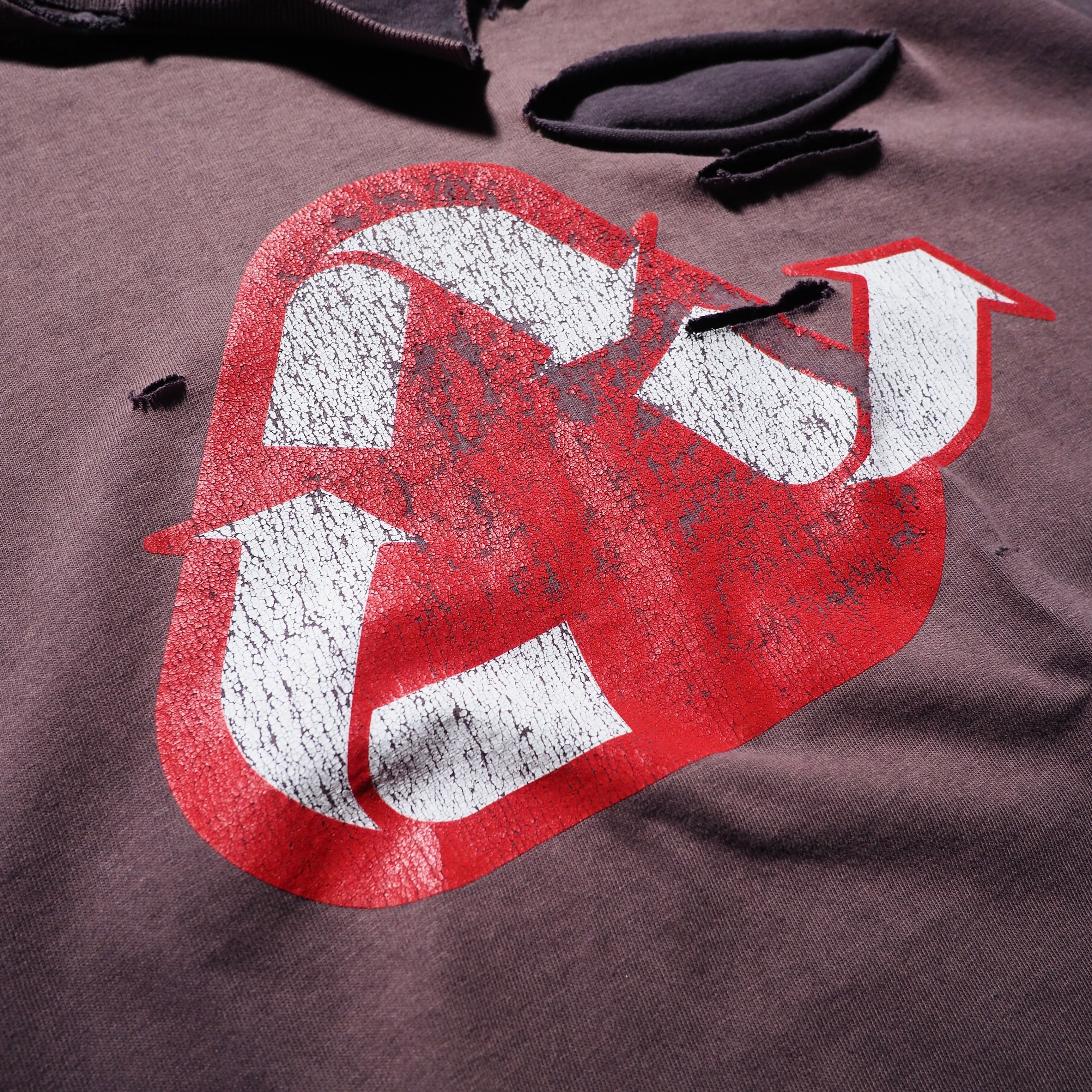 ” 循環 ” Boro Circulation fade printed Re:make SS Tee