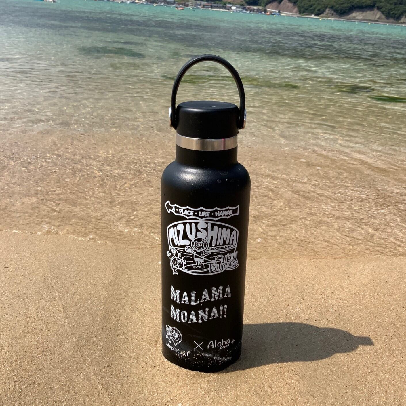 MapTravel × Hydro Flask 2021 コラボボトル18oz Black