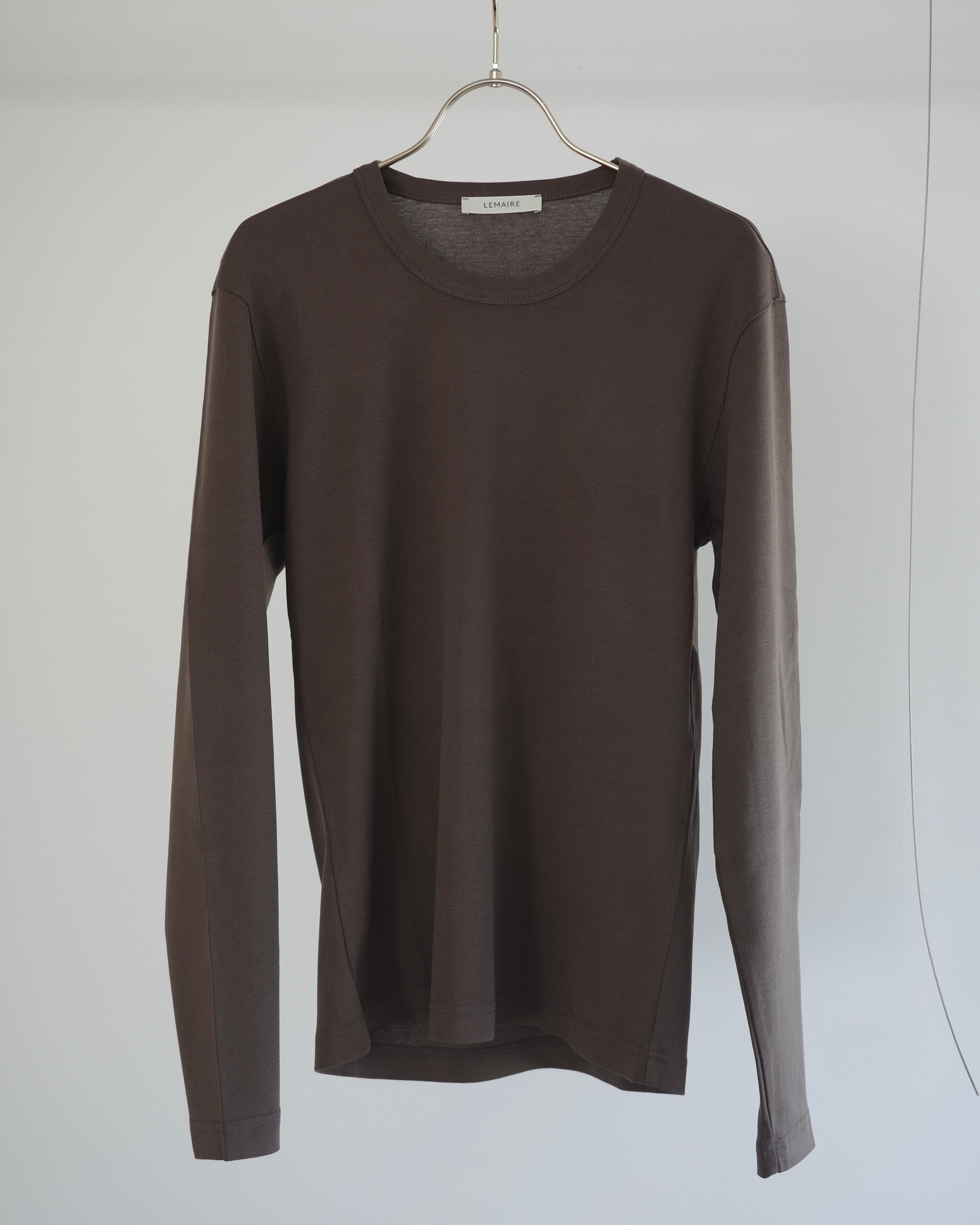 LEMAIRE / RIB LONG SLEEVE TOP IN JERSEY | LA VILLA ROUGE