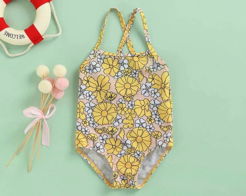 水着ロンパース / シンプル / 花柄 / 女の子 / 〜4才